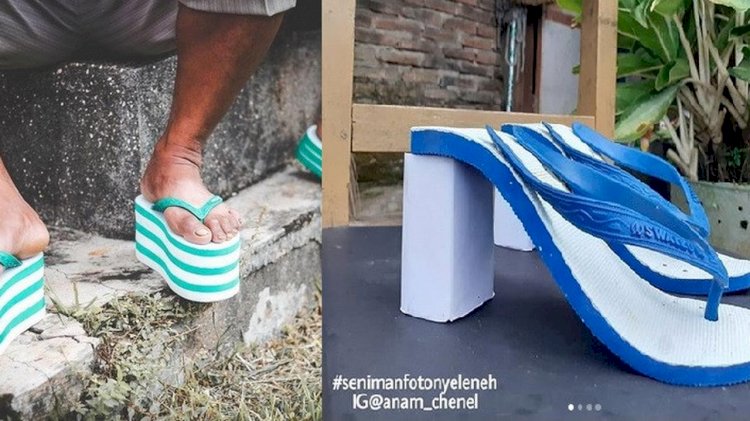Beberapa Foto Modifikasi Sandal Jepit yang Unik dan Futuristik